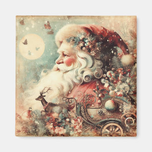 Classic Christmas Santa Magnet