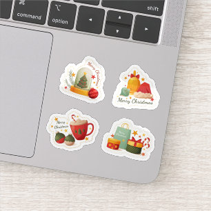 Classic christmas sticker collection