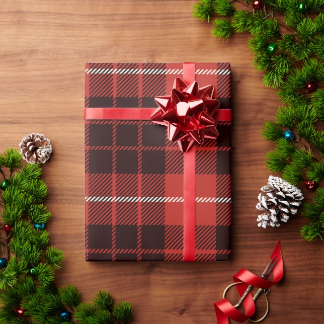 Classic Christmas Tartan Plaid Wrapping Paper (Holiday Gift)