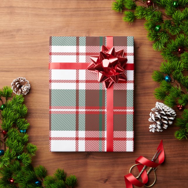 Classic Christmas Tartan Plaid Wrapping Paper (Holiday Gift)