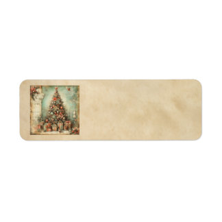 Classic Christmas Tree Address Labels