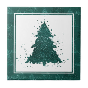Classic Christmas Tree   Gorgeous Bold Kelly Green Tile