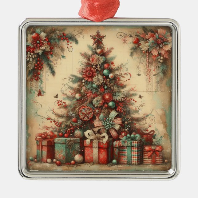 Classic Christmas Tree Ornament (Front)