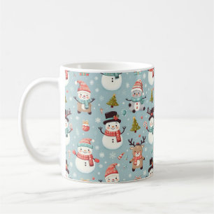 Classic Christmas Tree Patterns Coffee Mug