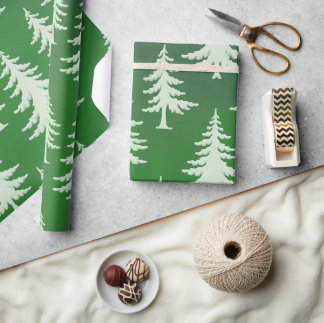 Classic Christmas tree  Wrapping Paper