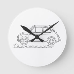 Classic Cinquecento The PUCH 500 Round Clock