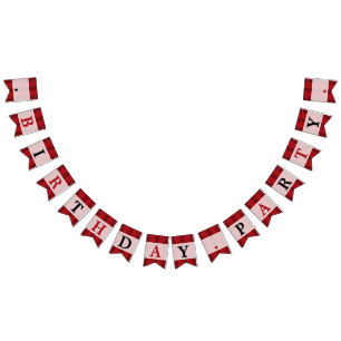 Classic Circus Colour Birthday Party Bunting Flags