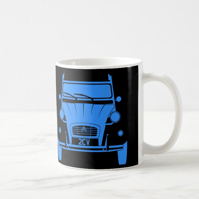 Classic Citroen 2CV Deux Chevaux Mug (Right)