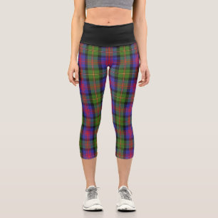 Classic Clan Logan Tartan Plaid Capri Leggings