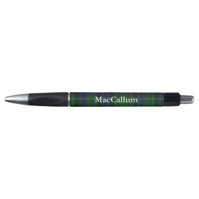 Classic Clan MacCallum Tartan Plaid Custom Pen (Front)