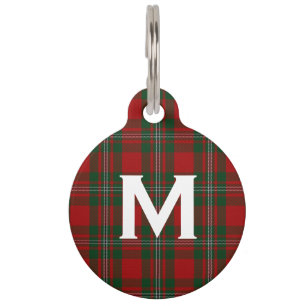 Classic Clan MacGregor Plaid Custom Pet Tag
