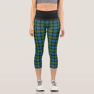 Classic Clan MacKenzie Tartan Plaid Capri Leggings