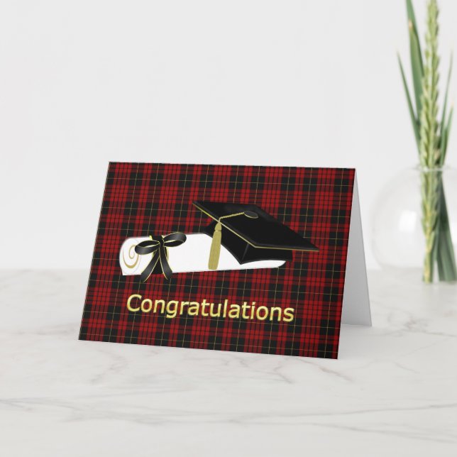 Classic Clan MacQueen Carte Plaid (Devant)