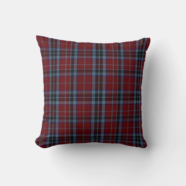 Classic Clan MacTavish Tartan Plaid Pillow (Front)