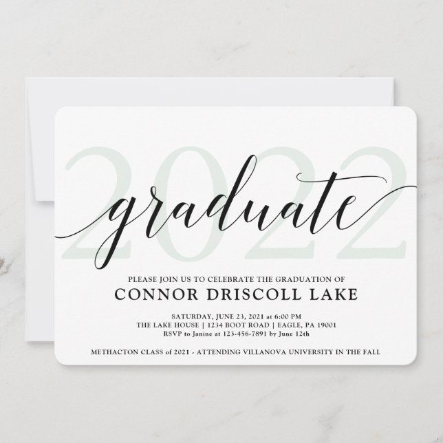 Classic Class of  2023 Graduation Announcement (Front)