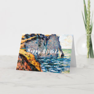 CLASSIC CLAUDE MONET PAINTING DESIGN HOLIDAY CARD