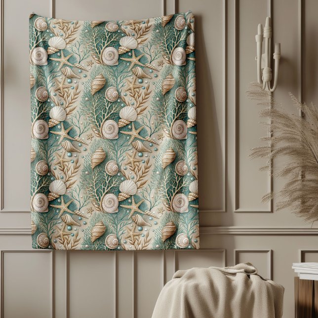 Classic Coastal Throw Warm and Inviting Atmosphere Fleece Blanket (Classic Coastal Throw Warm and Inviting Atmosphere Fleece Blanket)