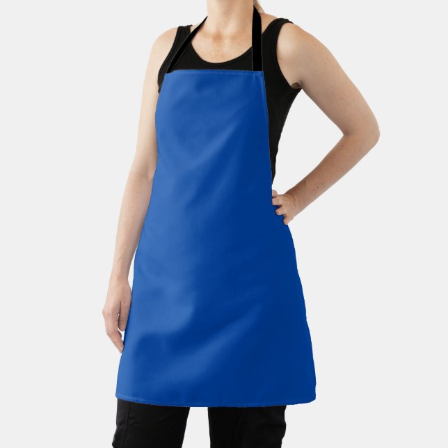 Classic Cobalt Blue Apron for Everyday Cooking (Insitu)