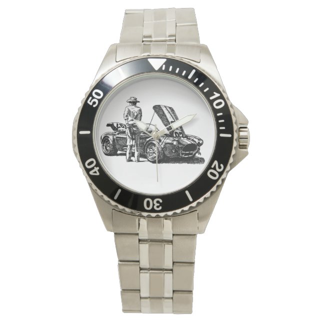 Classic Cobra Automobile Watch (Front)