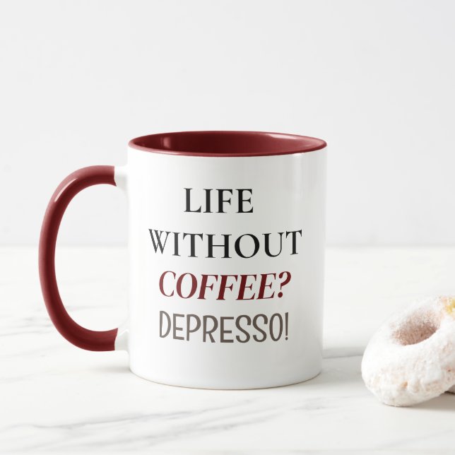 Classic Coffee Mug (With Donut)