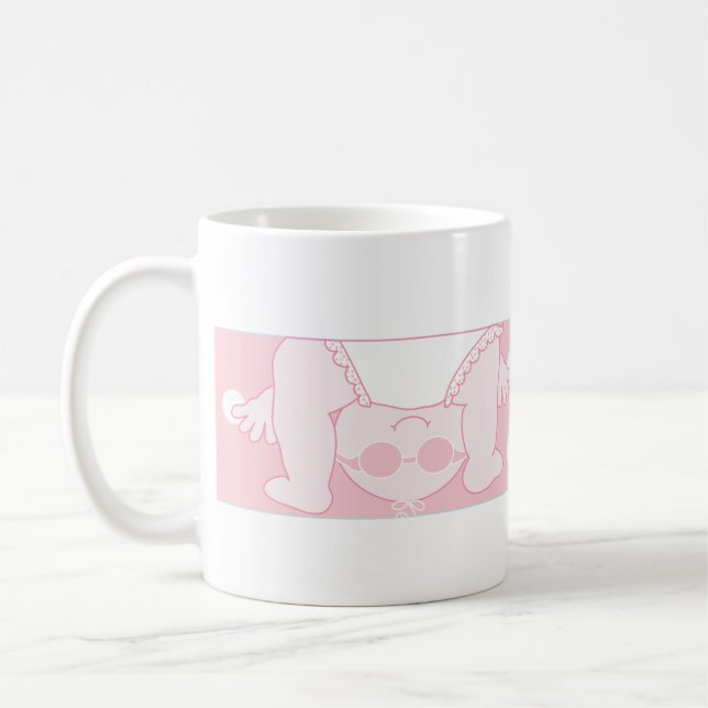 Classic coffee mug "Peek-a-Boo Mommy's Sippy Cup" (Left)