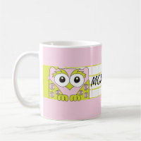 Classic coffee mug "Pink Owl Mommy's Sippy Cup"