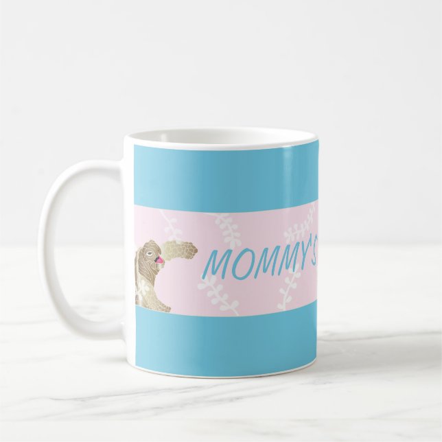 Classic coffee mug "Pink Turtle Mommy's Sippy Cup" (Left)