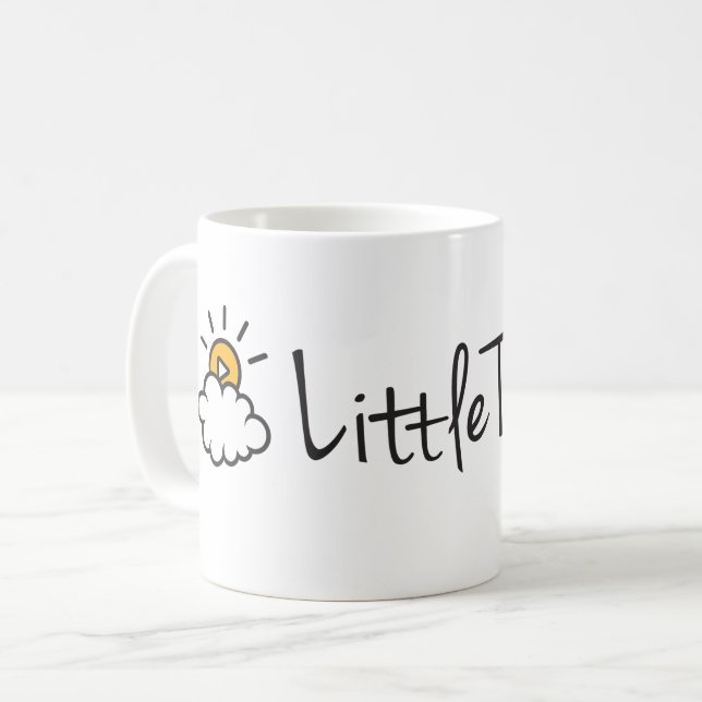 Classic Coffee Mug Text Logo (Front Left)