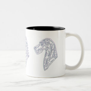 Classic Coffee Mug with Great Dane Sugar Skull