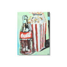 Classic Cola & Popcorn Movie Snack Still Life