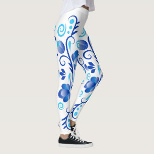 Classic Colourful, Crazy, Trendy, Bold floral Leggings