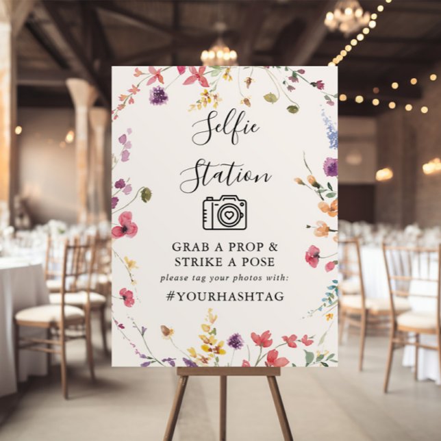 Classic Colourful Wild Floral Wedding Oh Snap  Poster (Creator Uploaded)