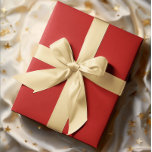 Classic Colours - Classic Red - Solid Roll Wrapping Paper<br><div class="desc">Brighten up your Christmas gifts with this elegant, stylish Classic Red wrapping paper from our Traditional Christmas Colours collection. This beautiful classic red wrapping paper is the perfect way to add a touch of charm and sophistication to your holiday gifts. The carefully selected colour is a warm and festive shade...</div>