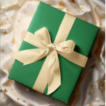 Classic Colours - Traditional Green - Solid Roll Wrapping Paper<br><div class="desc">Brighten up your Christmas gifts with this elegant, stylish Traditional Green wrapping paper from our Traditional Christmas Colours collection. This beautiful emerald green wrapping paper is the perfect way to add a touch of charm and sophistication to your holiday gifts. The carefully selected colour is a classic and timeless shade...</div>
