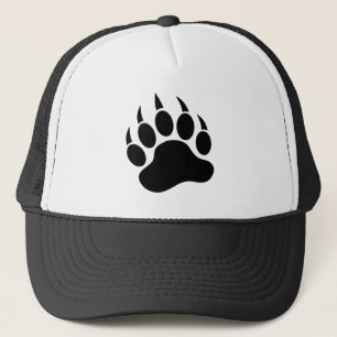 Classic Cool and Simple Bear Paw Trucker Hat