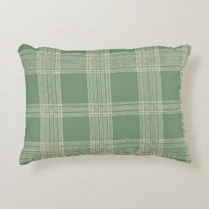 Classic Cottagecore Gingham Check Accent Pillow
