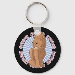 Classic Cougar Keychain
