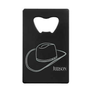 Classic Cowboy Beer Soda Bottle Opener Credit Card Bottle Opener