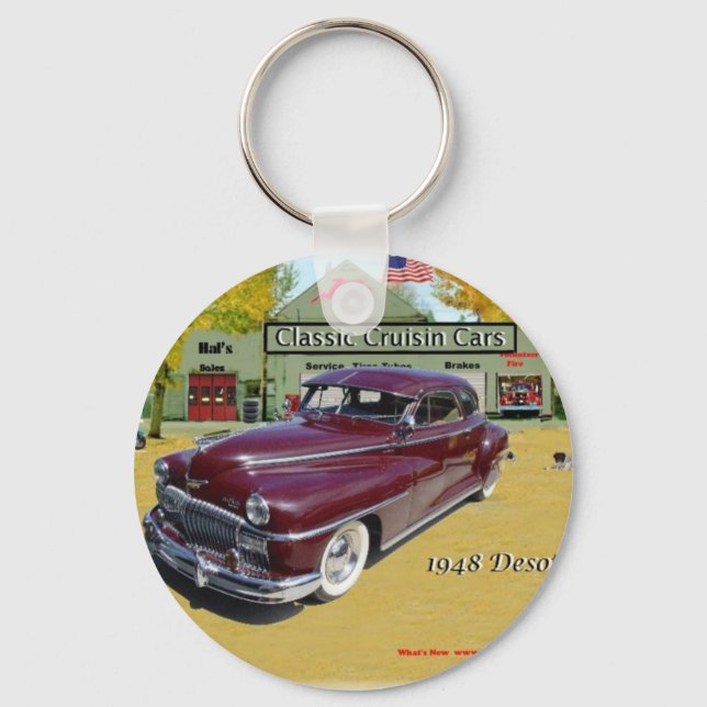 Classic Cruisin Cars 1948 Desoto Keychain (Front)