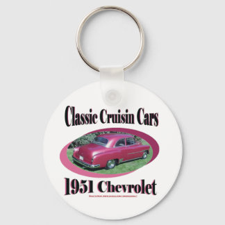 Classic Cruisin Cars 1951 Chevrolet Keychain