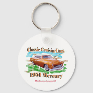 Classic Cruisin Cars 1951 Mercury Keychain
