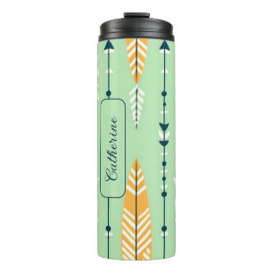 CLASSIC CUSTOM BOHO PATTERN DESIGN THERMAL TUMBLER