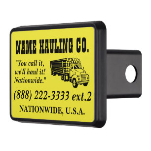 Classic Custom Business Sign Trailer Hitch Cover