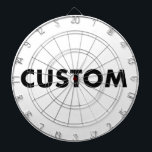 Classic Custom Dartboard - Red & Green Standard<br><div class="desc">Custom Dartboard blank template to make your own photo dartboard, logo dartboard, fun image dartboard with full customization. Regulation size with metal frame and 6 brass darts (Stars and Stripes Union Jack flights). Add your own personalized text and images. A fun gift for a darts player.</div>