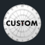 Classic Custom Dartboard - Red & Green Standard<br><div class="desc">Custom Dartboard blank template to make your own photo dartboard,  logo dartboard,  fun image dartboard with full customization. Regulation size with metal frame and 6 brass darts (Stars and Stripes   Union Jack flights). Add your own personalized text and images. A fun gift for a darts player.</div>