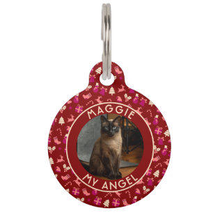 Classic Custom Dog Mom Gift Christmas Pet Tag