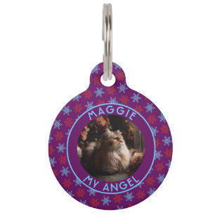 Classic Custom Dog Mom Gift Xmas Print Pet Tag