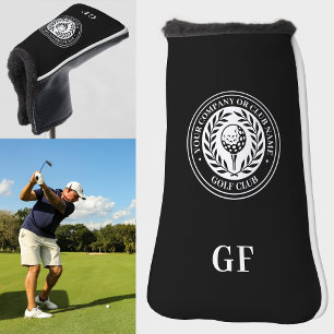 Classic Custom Name Putter Golf Head Cover Black