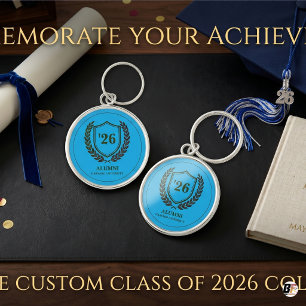Classic Custom University Alumni Class of 2026 Shi Keychain