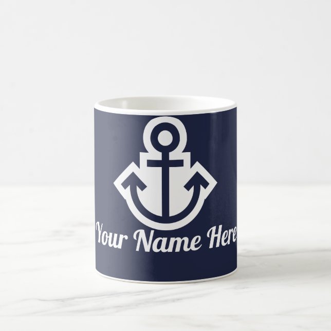 Classic Customizable Anchor Mug (Center)